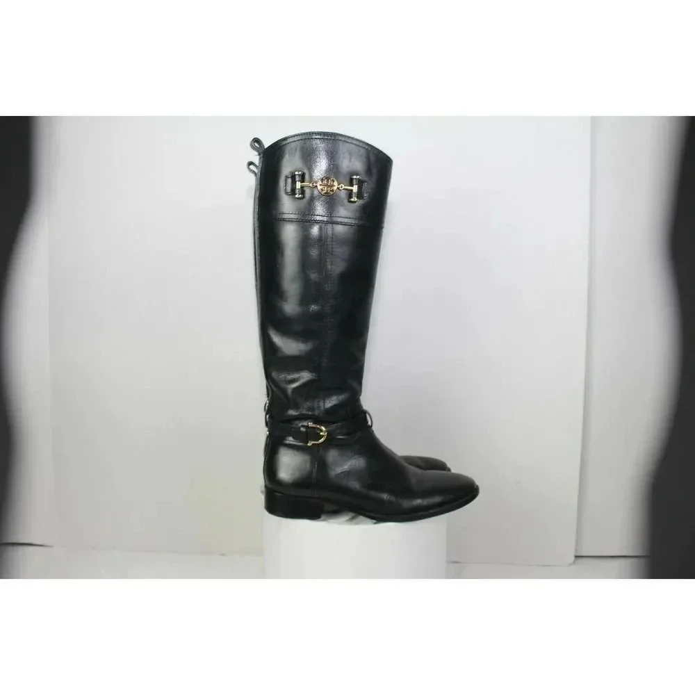 ladies TORY BURCH Knee high leather Boots size 9.5M